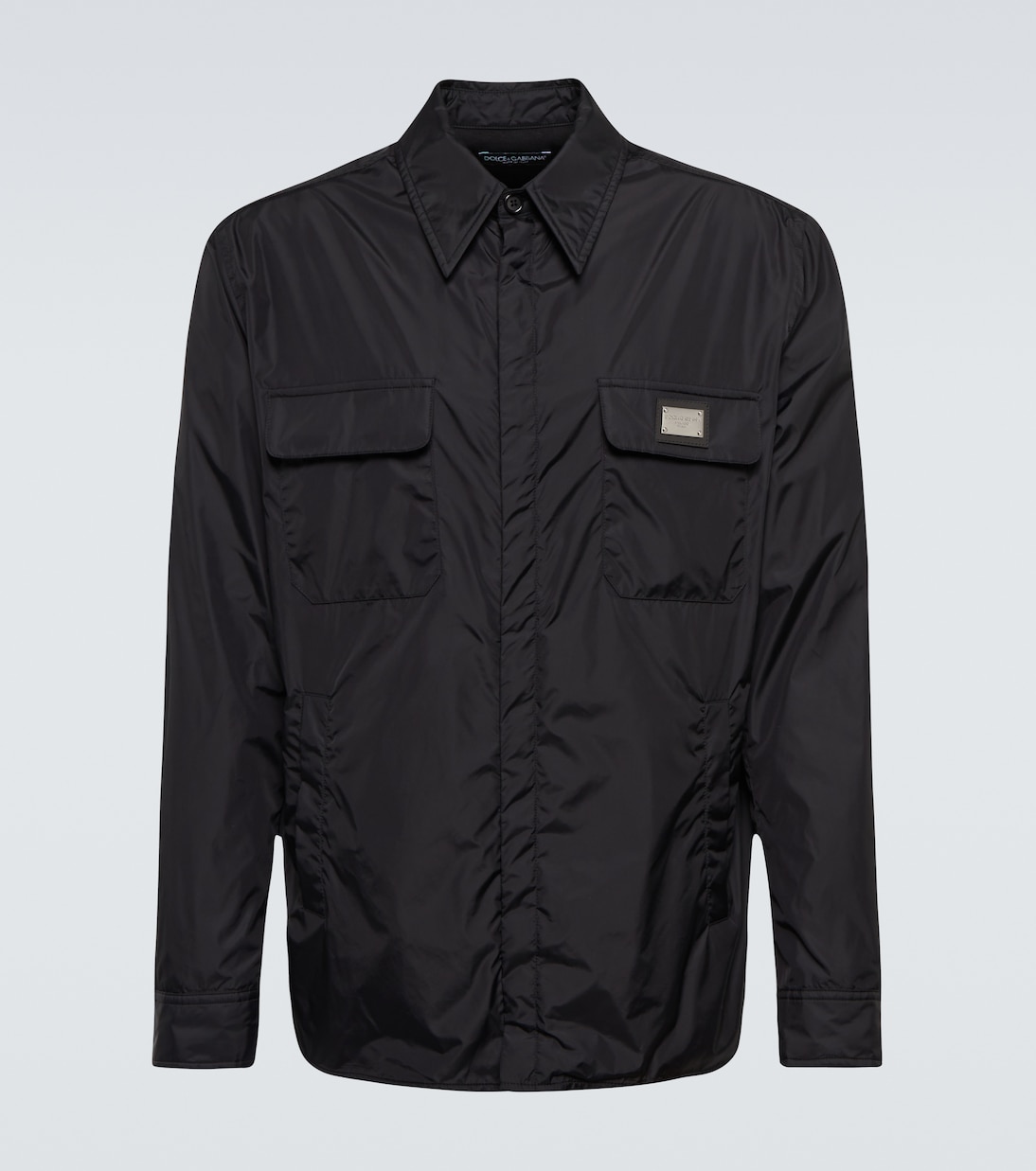 Nylon shirt jacket in black - Dolce Gabbana | Mytheresa