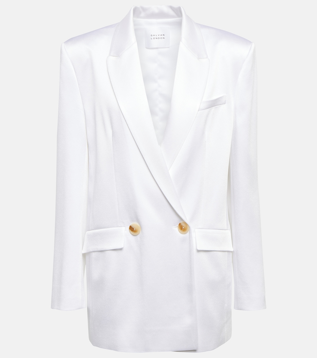 Bridal Boyfriend double-breasted blazer | Galvan