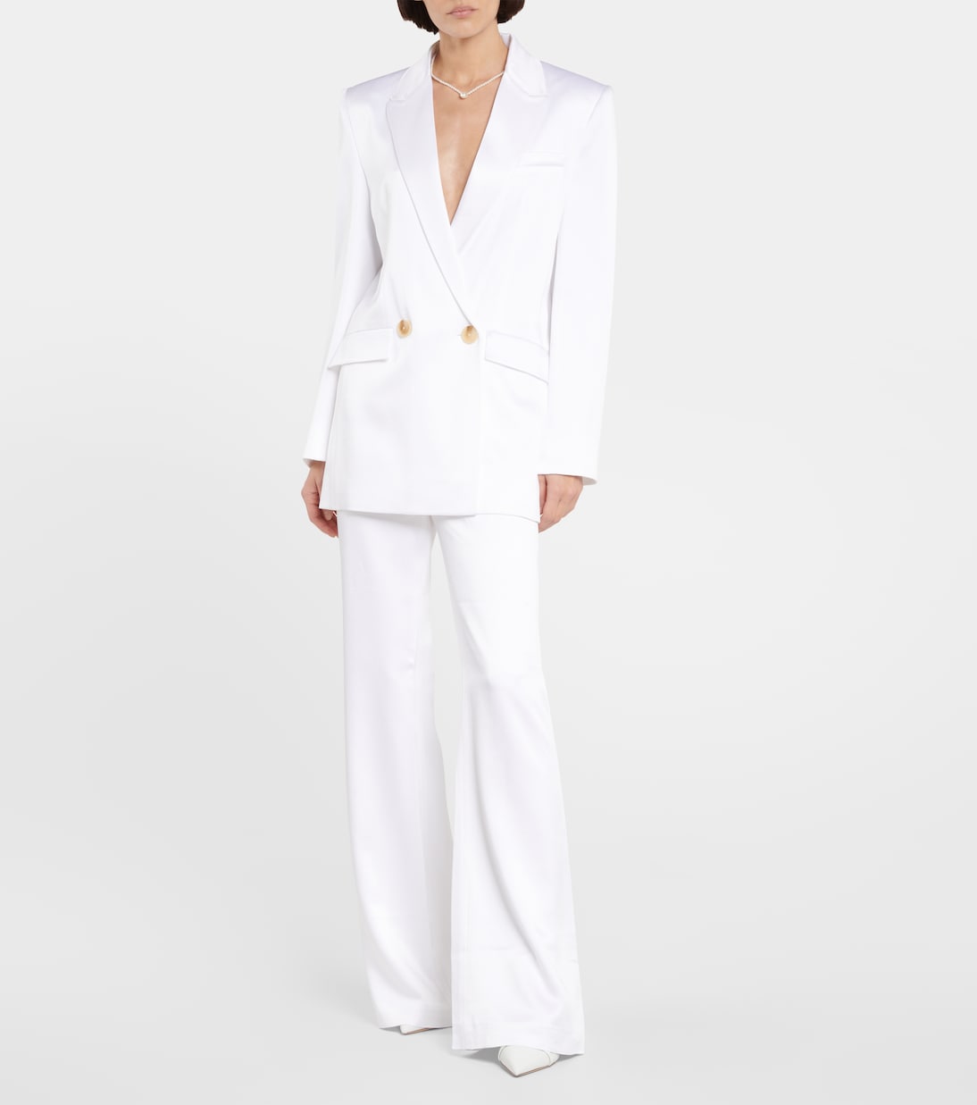 Bridal Boyfriend double-breasted blazer | Galvan
