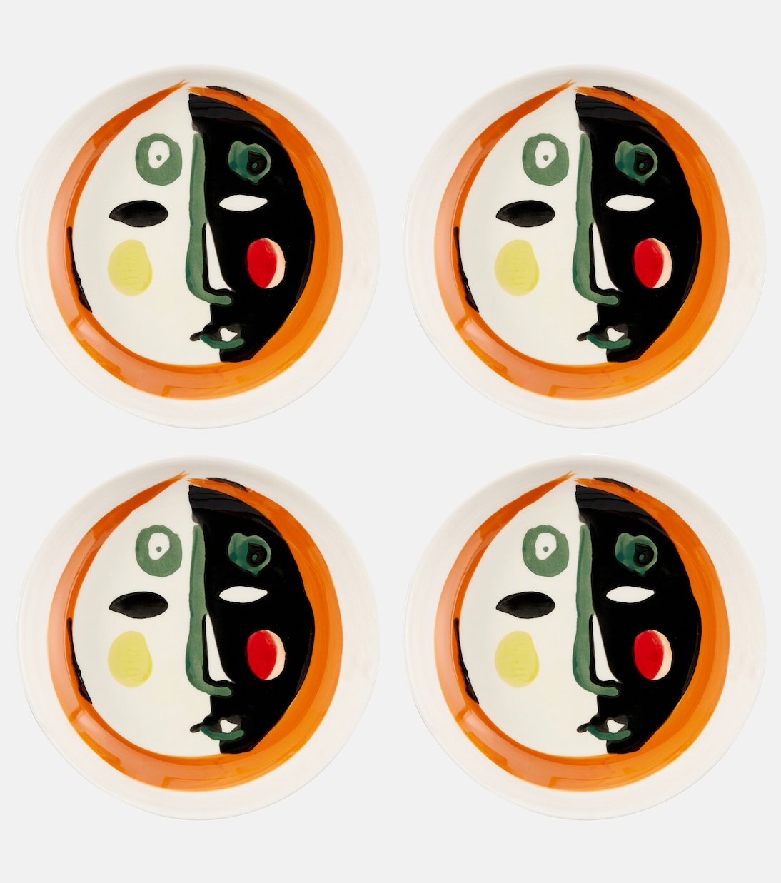 Feast Face 1 Extra Small set of 4 plates | Serax