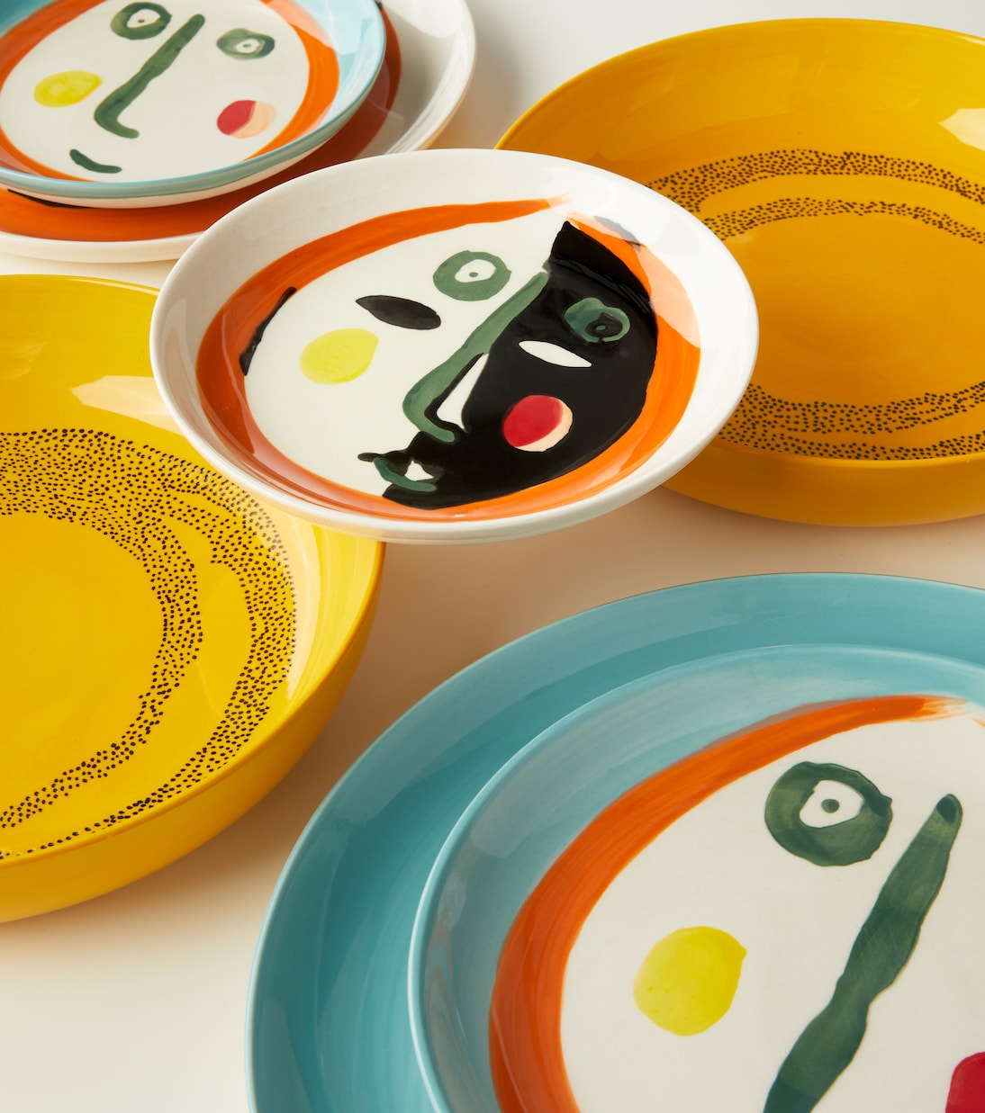 Feast Face 1 Extra Small set of 4 plates | Serax