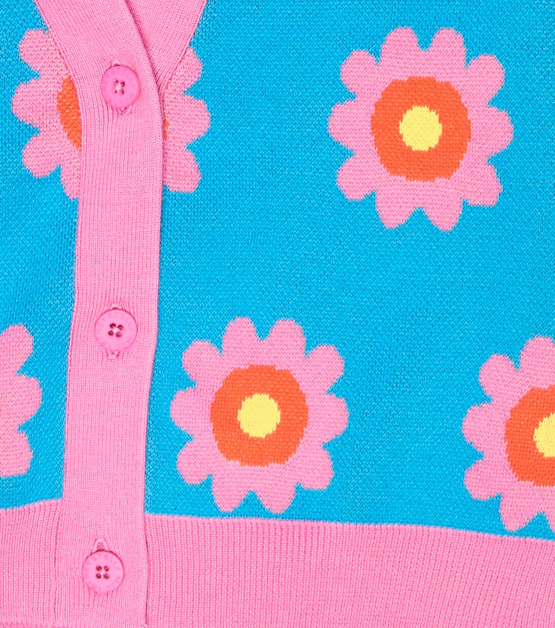 Cardigan en coton à fleurs | Stella McCartney Kids