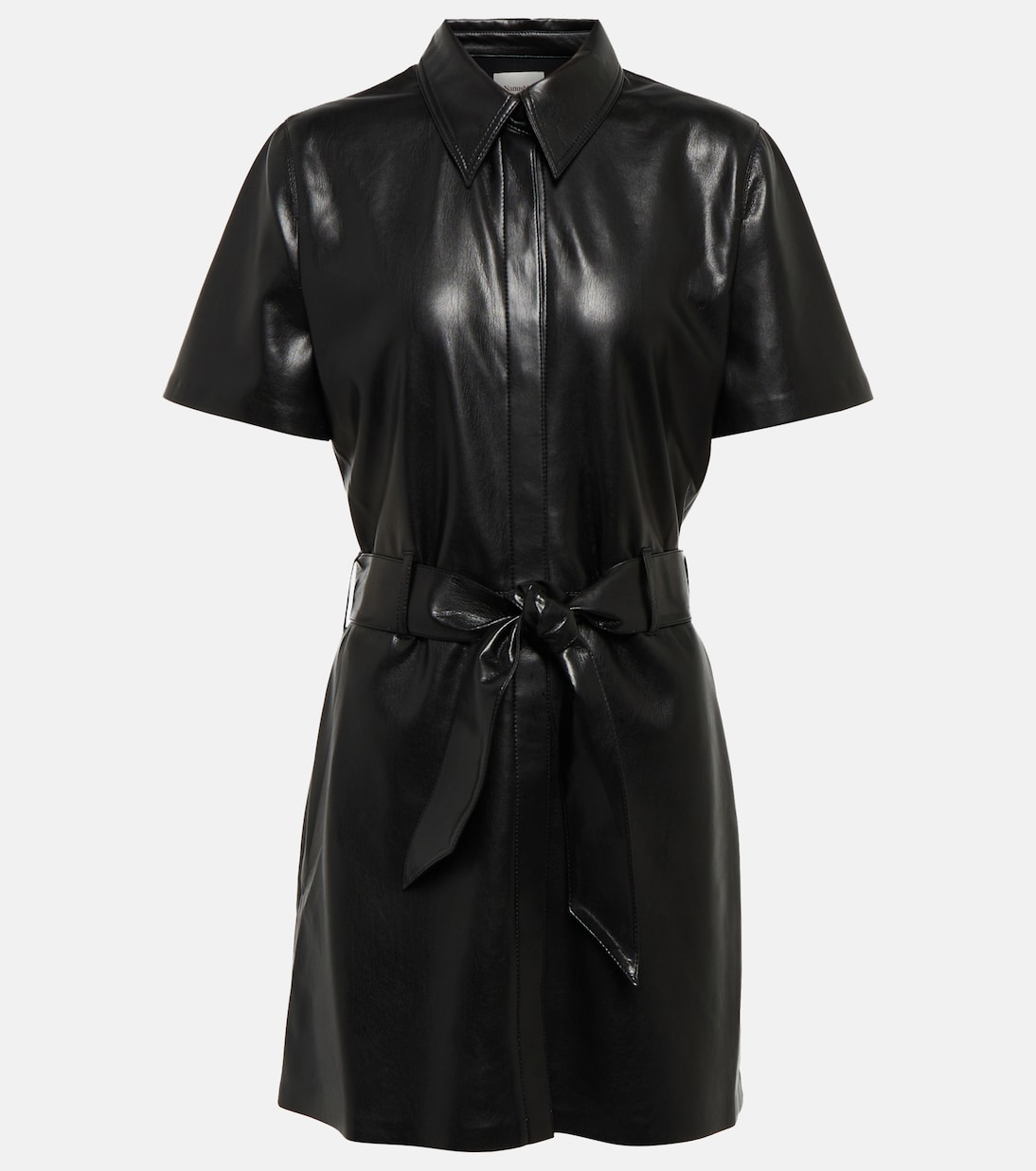 Halli faux leather minidress | Nanushka