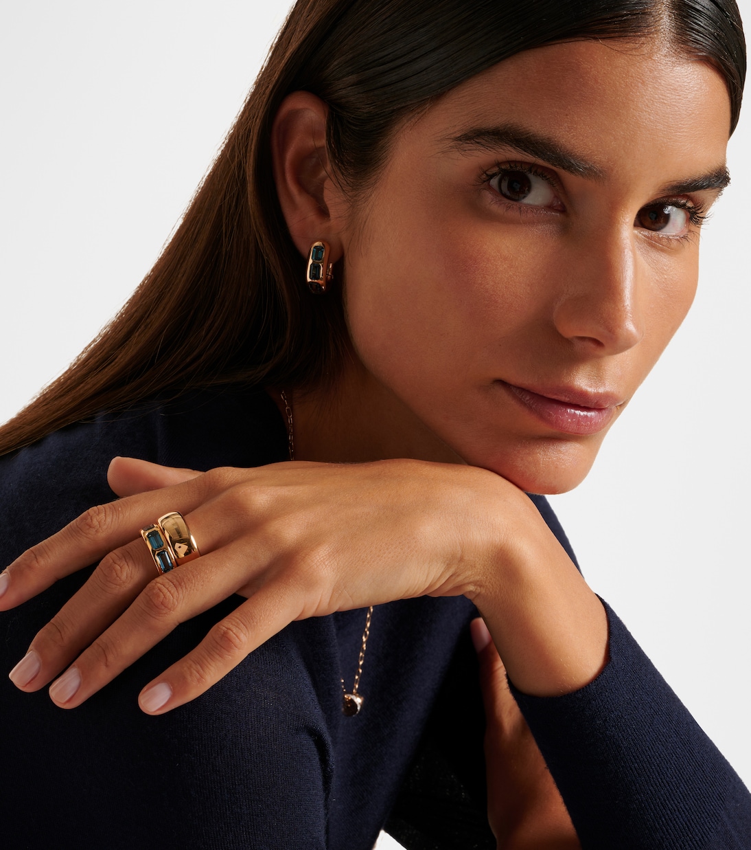 Iconica Large 18kt rose gold ring | Pomellato