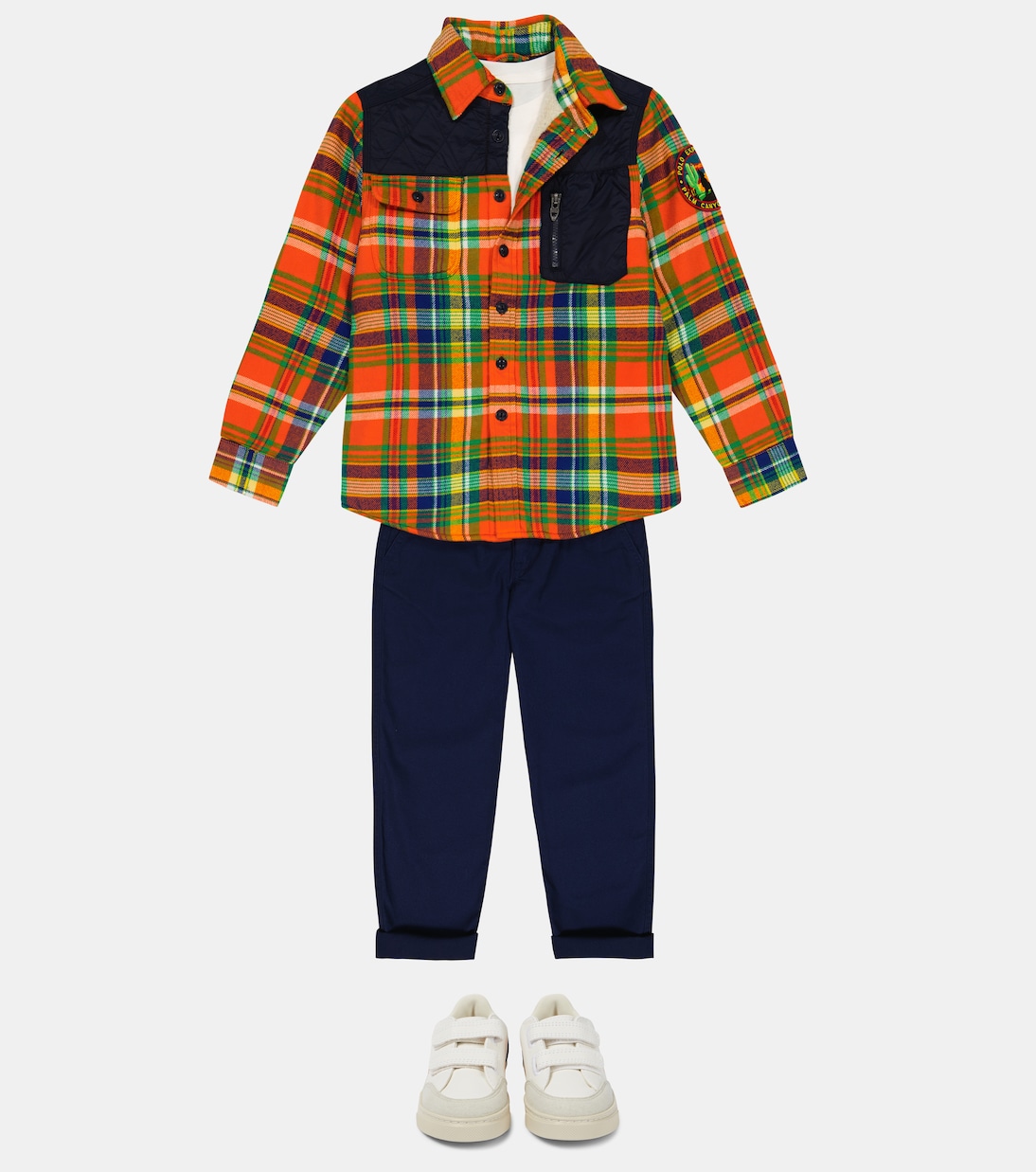 Camicia in flanella di cotone a quadri | Polo Ralph Lauren Kids