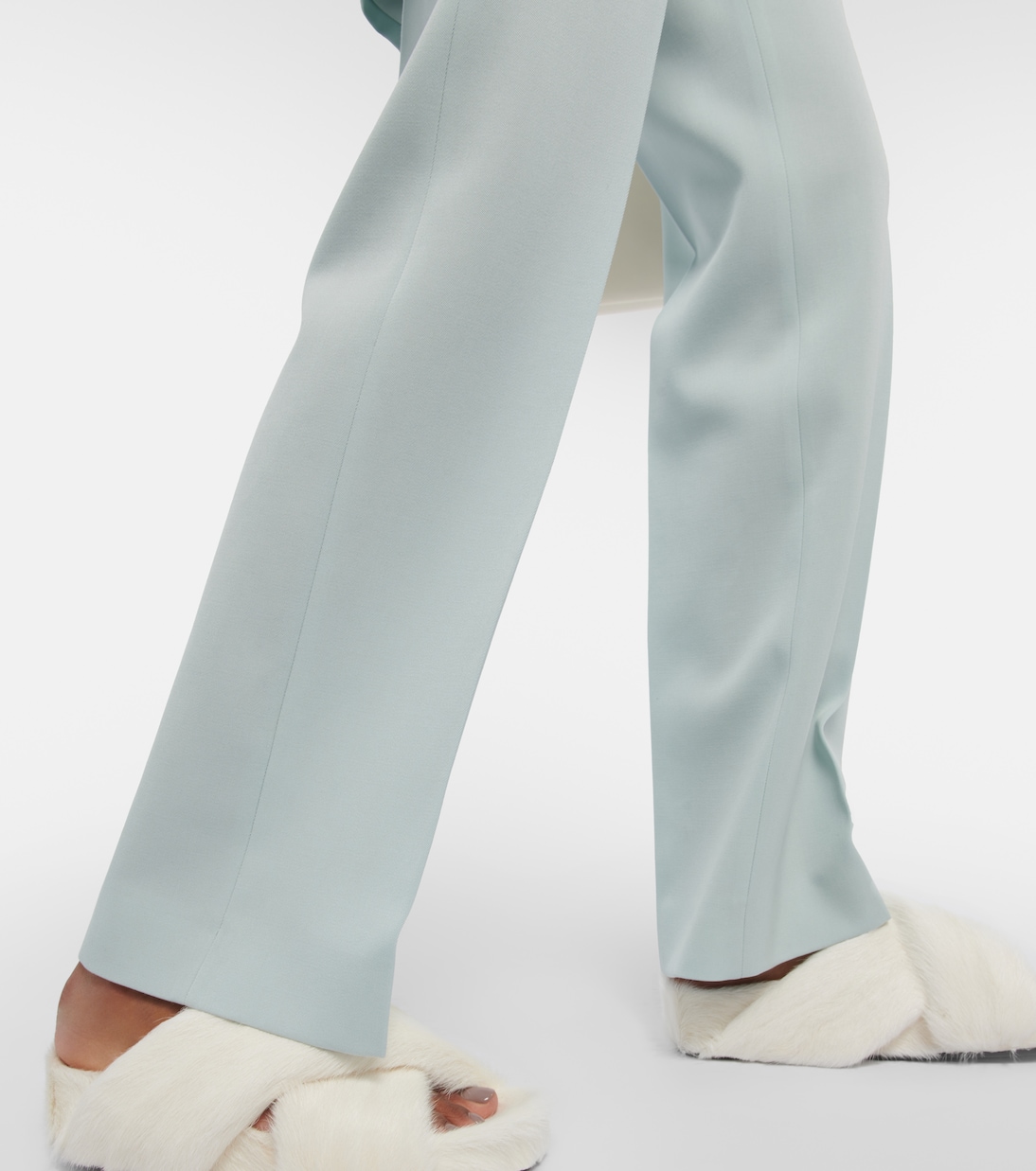 Virgin wool cropped pants | Jil Sander