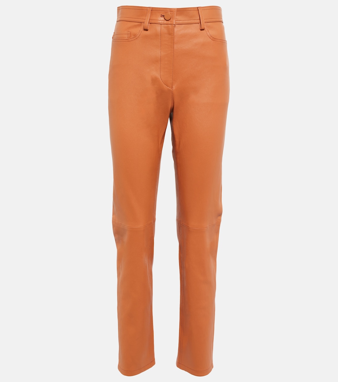 Pantaloni in pelle a vita alta | Joseph