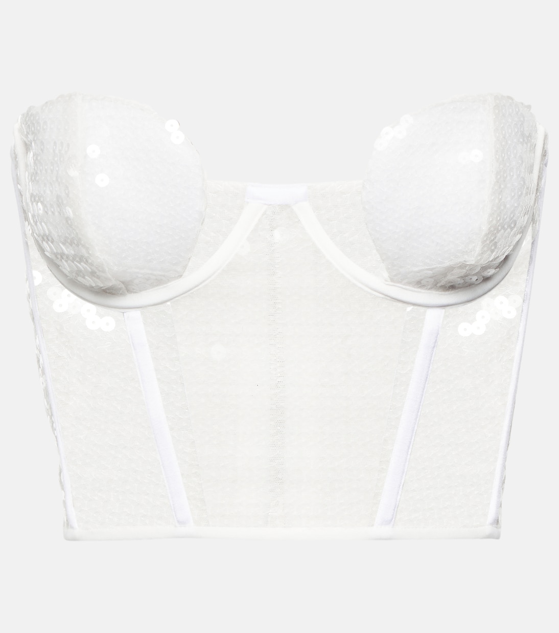 Bridal sequined bustier | Nensi Dojaka