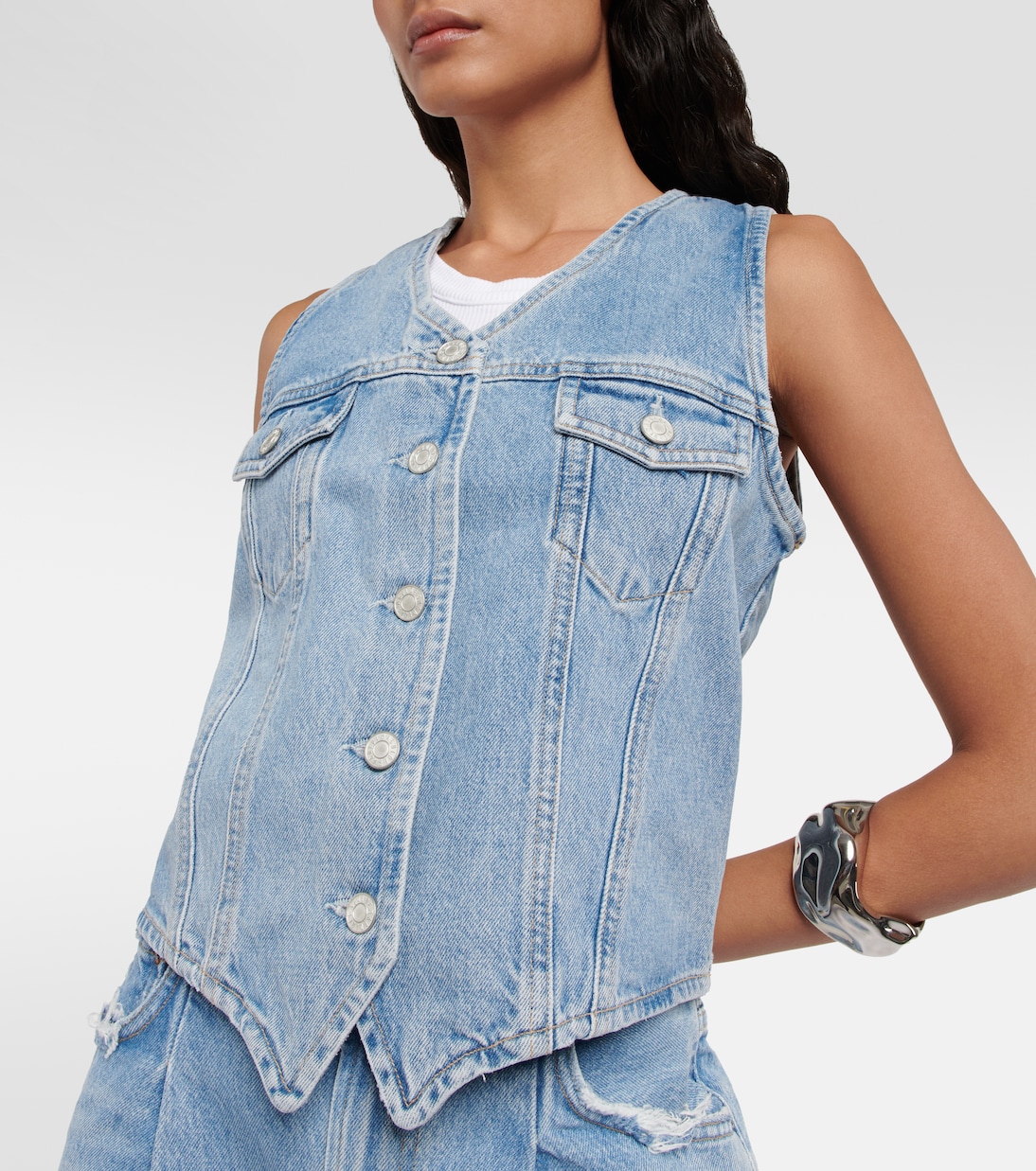 Gilet in denim anni ‘70 | Agolde