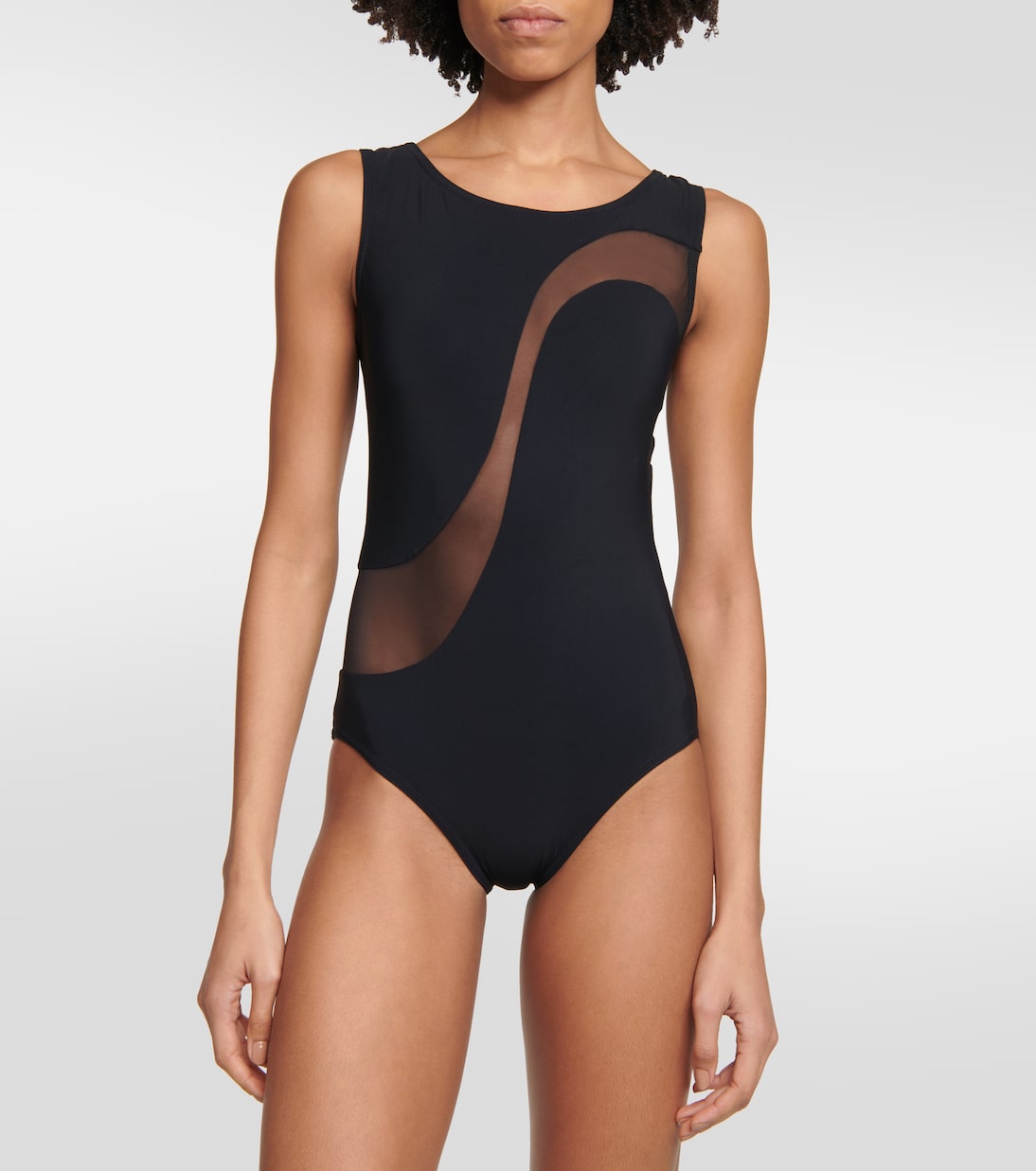 Mesh-trimmed swimsuit | Karla Colletto
