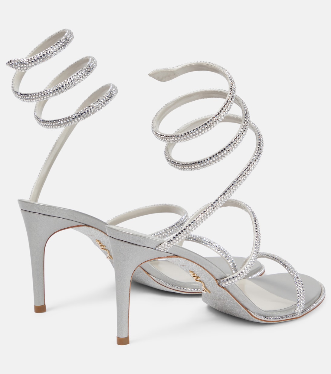 Cleo embellished satin sandals | Rene Caovilla