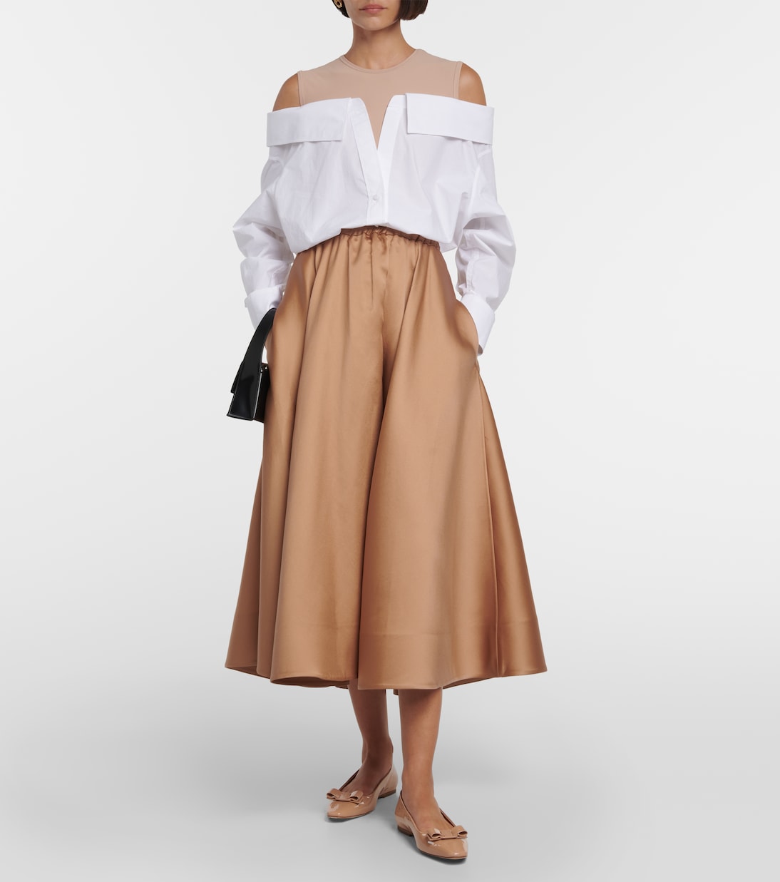 Vara Bow patent leather ballet flats | Ferragamo