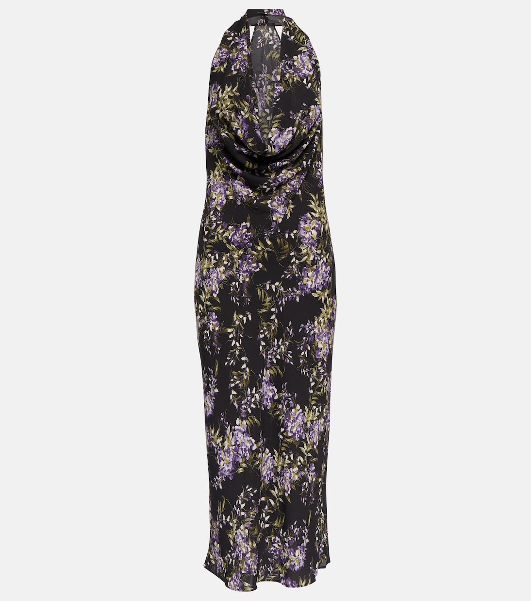 Midikleid aus Georgette | Norma Kamali