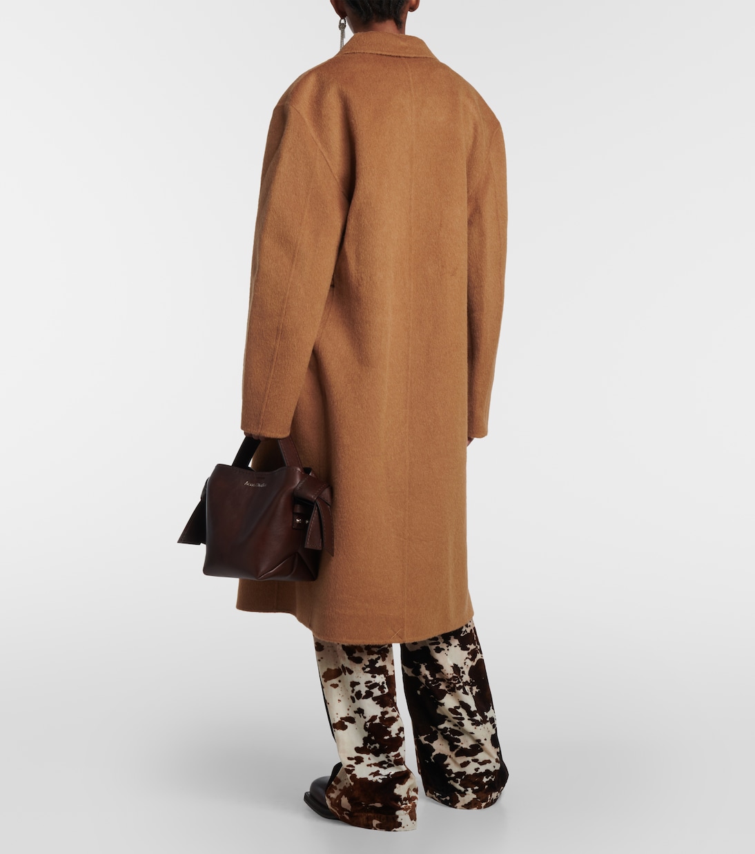 Double-breasted wool and alpaca coat | Acne Studios