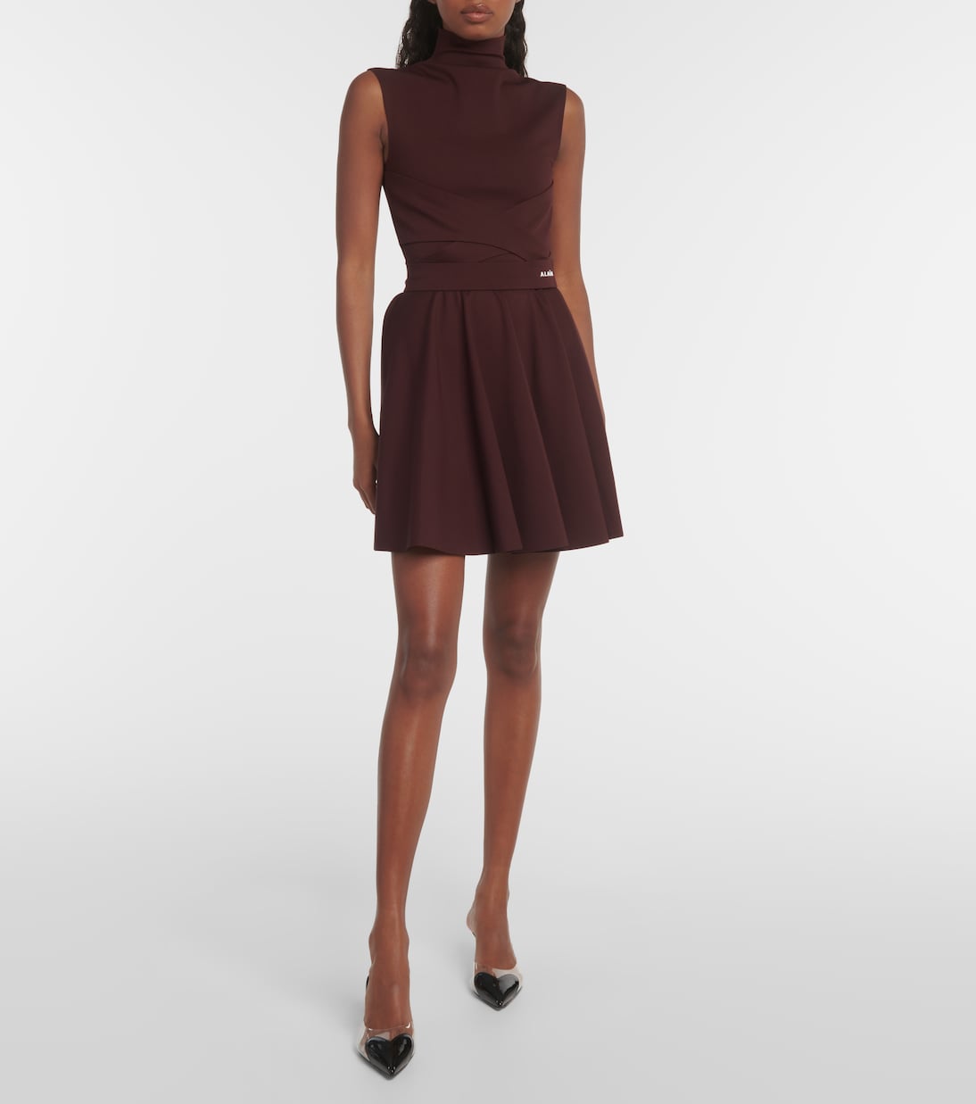 Miniabito in jersey con logo | Alaïa