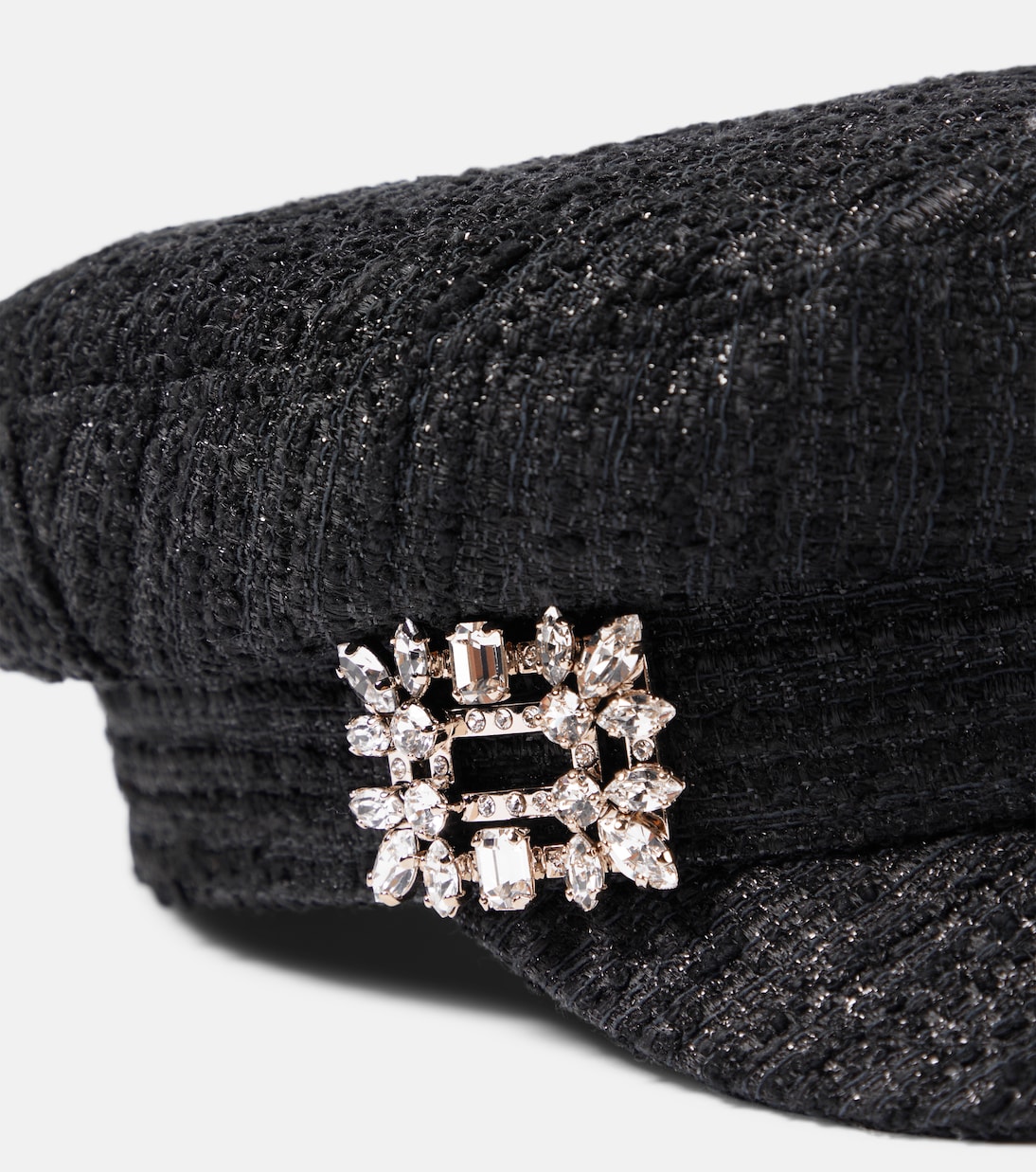 Casquette gavroche en tweed | Roger Vivier