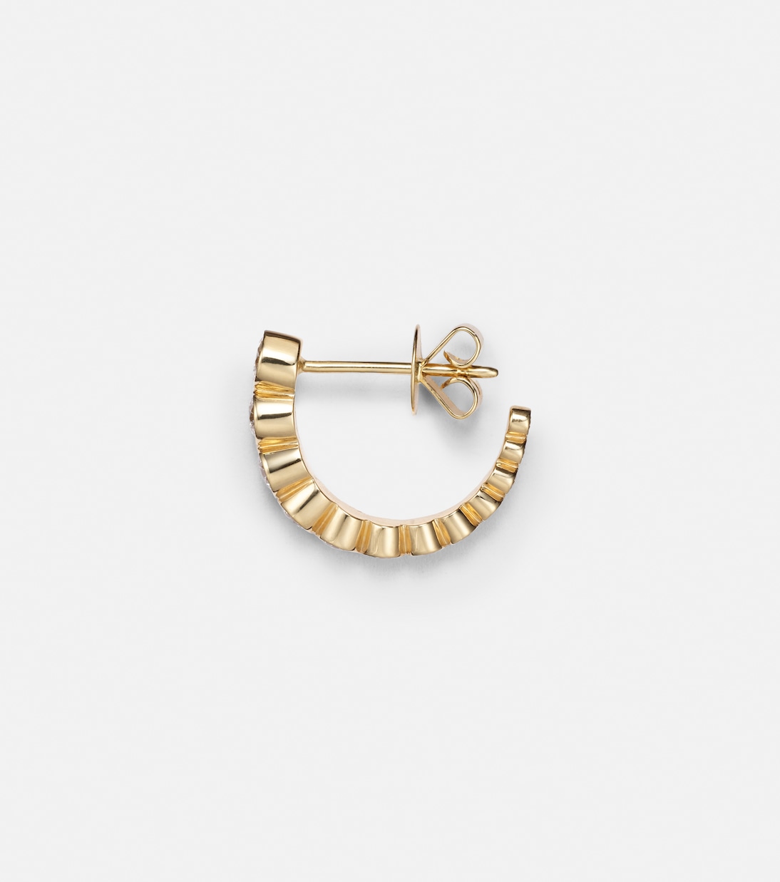Orecchino singolo in oro 18kt con diamanti - Collezione Boucle di Sophie Bille Brahe, design giovanile e chic
