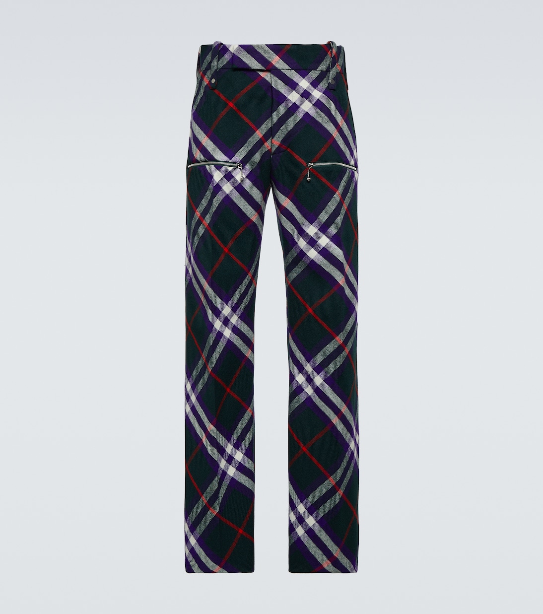 Pantalones de lana con Burberry Check | Burberry