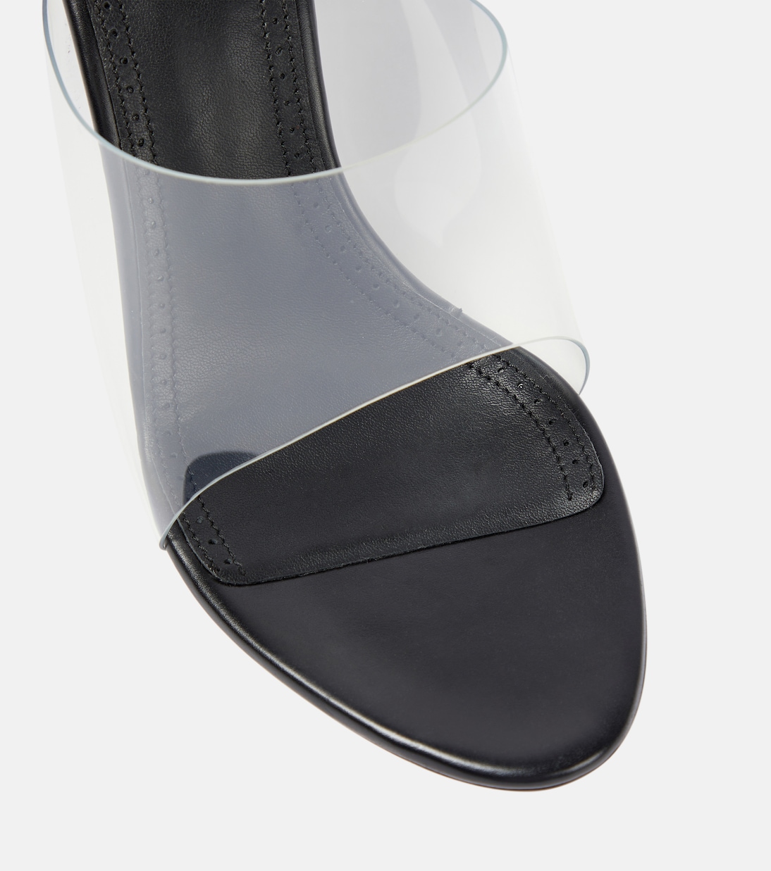 Embellished leather and PU sandals | Alaïa