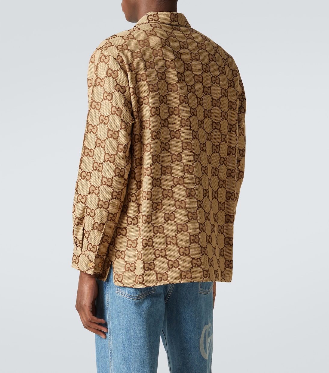 Camicia Maxi GG in canvas jacquard | Gucci