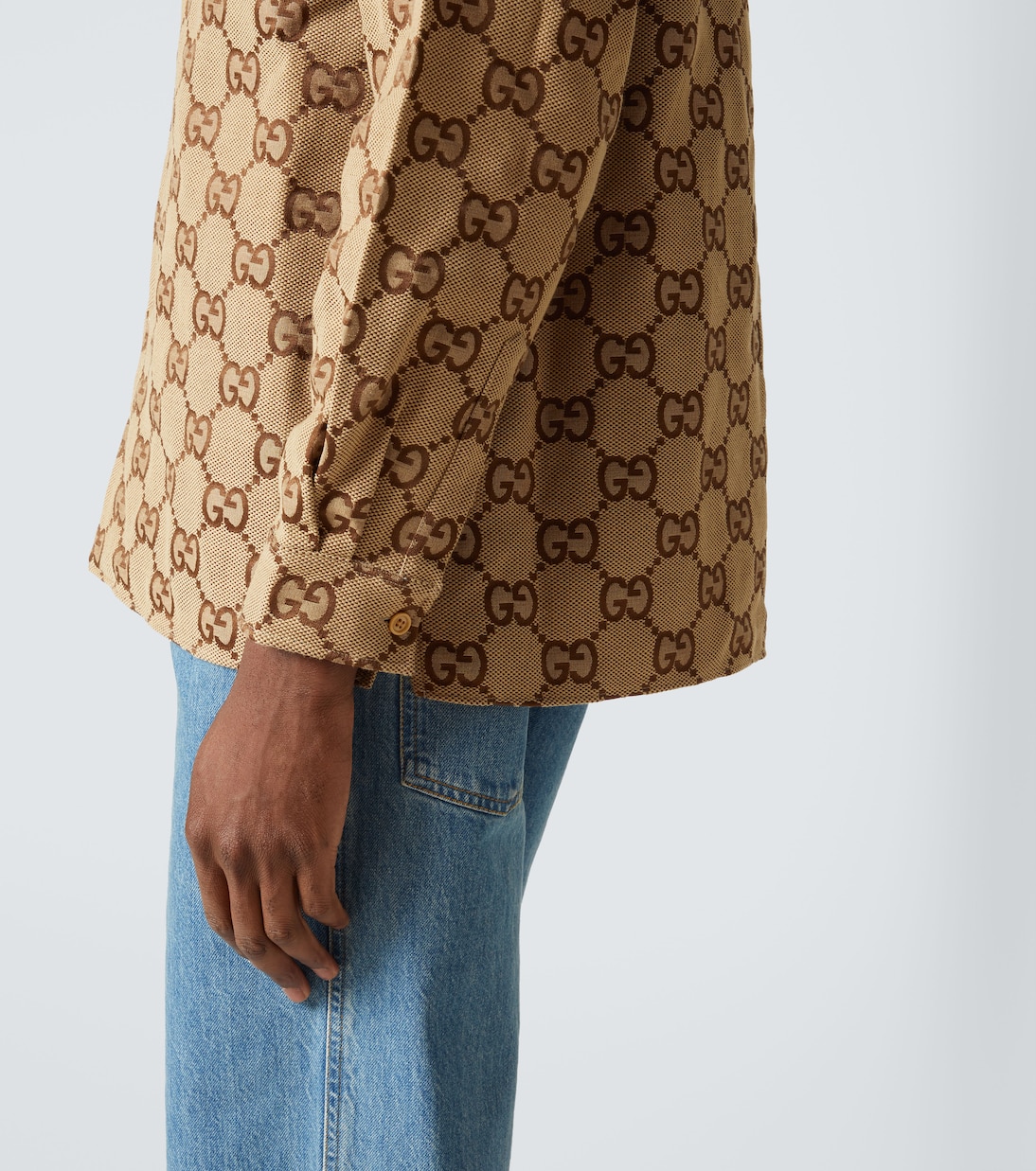 Camicia Maxi GG in canvas jacquard | Gucci