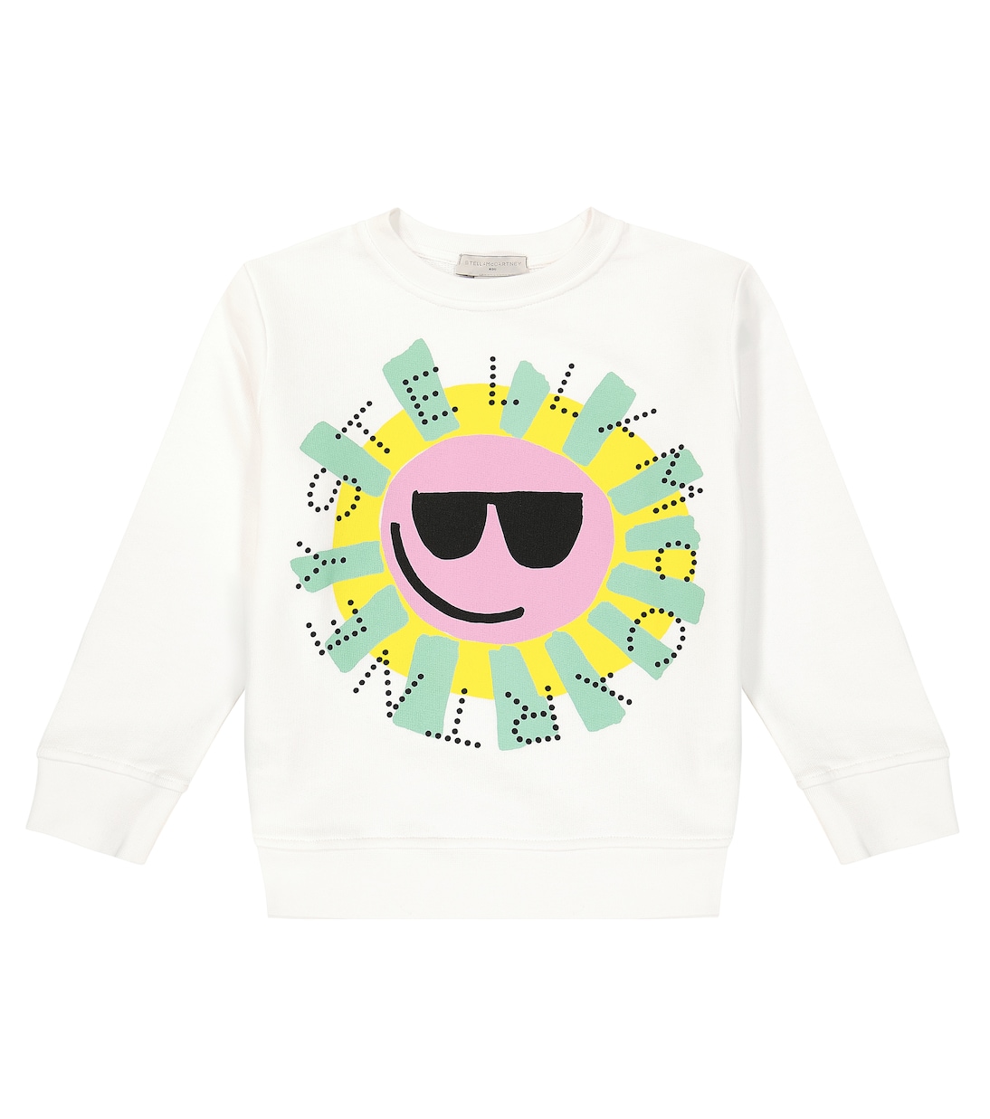 Felpa in jersey di cotone con stampa | Stella McCartney Kids