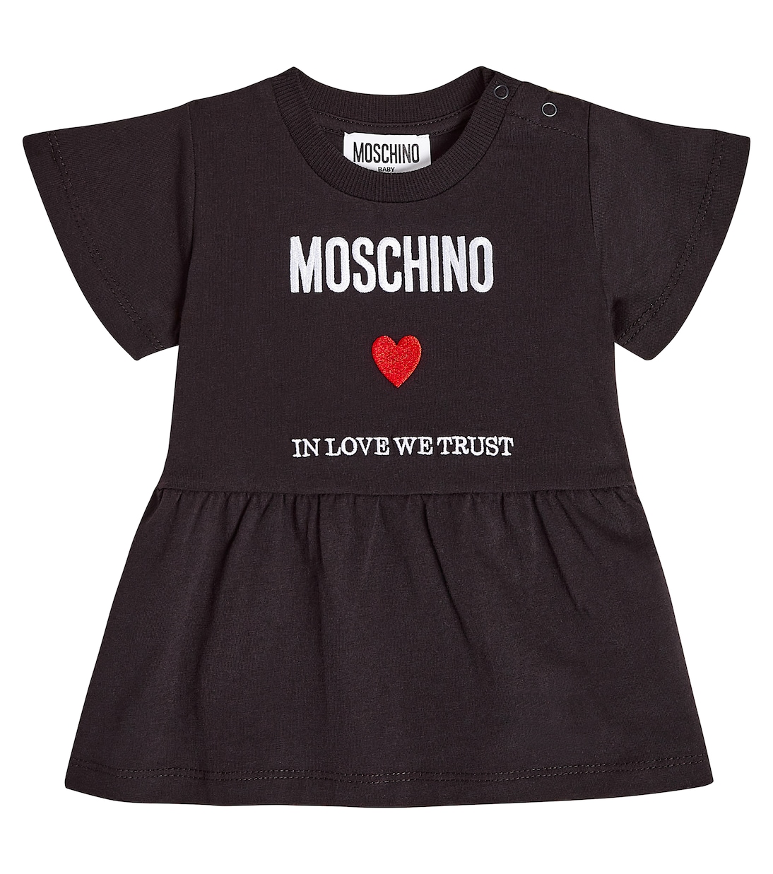 Bébé – Robe imprimée en coton | Moschino Kids