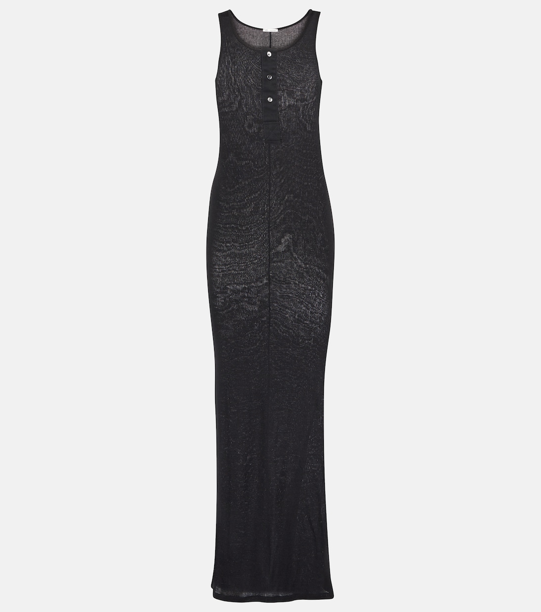 Knitted cotton maxi dress | Ami Paris
