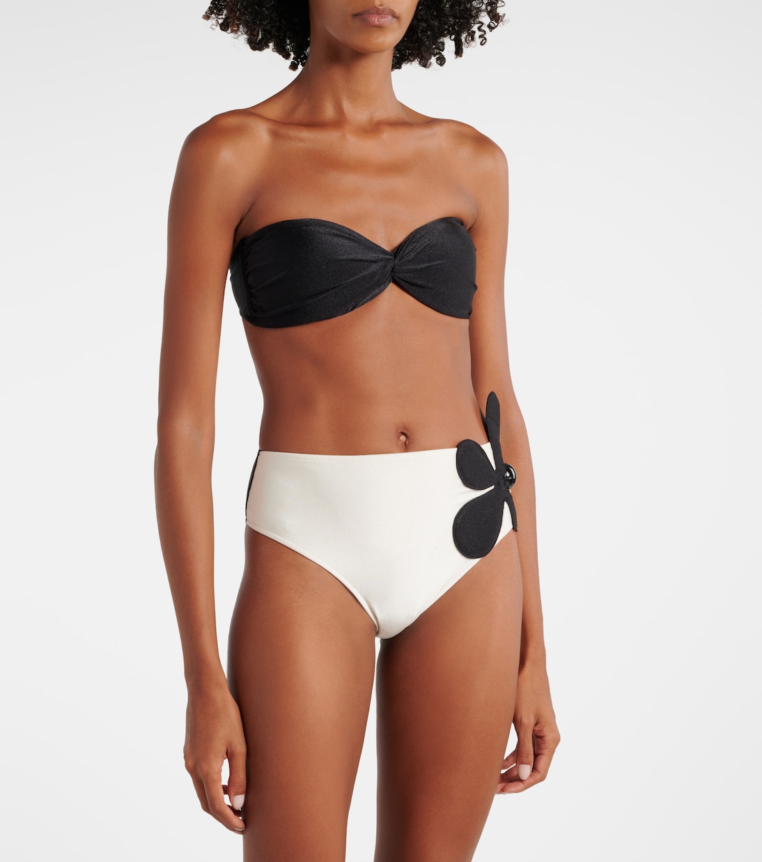 Floral-appliqué bikini | Adriana Degreas
