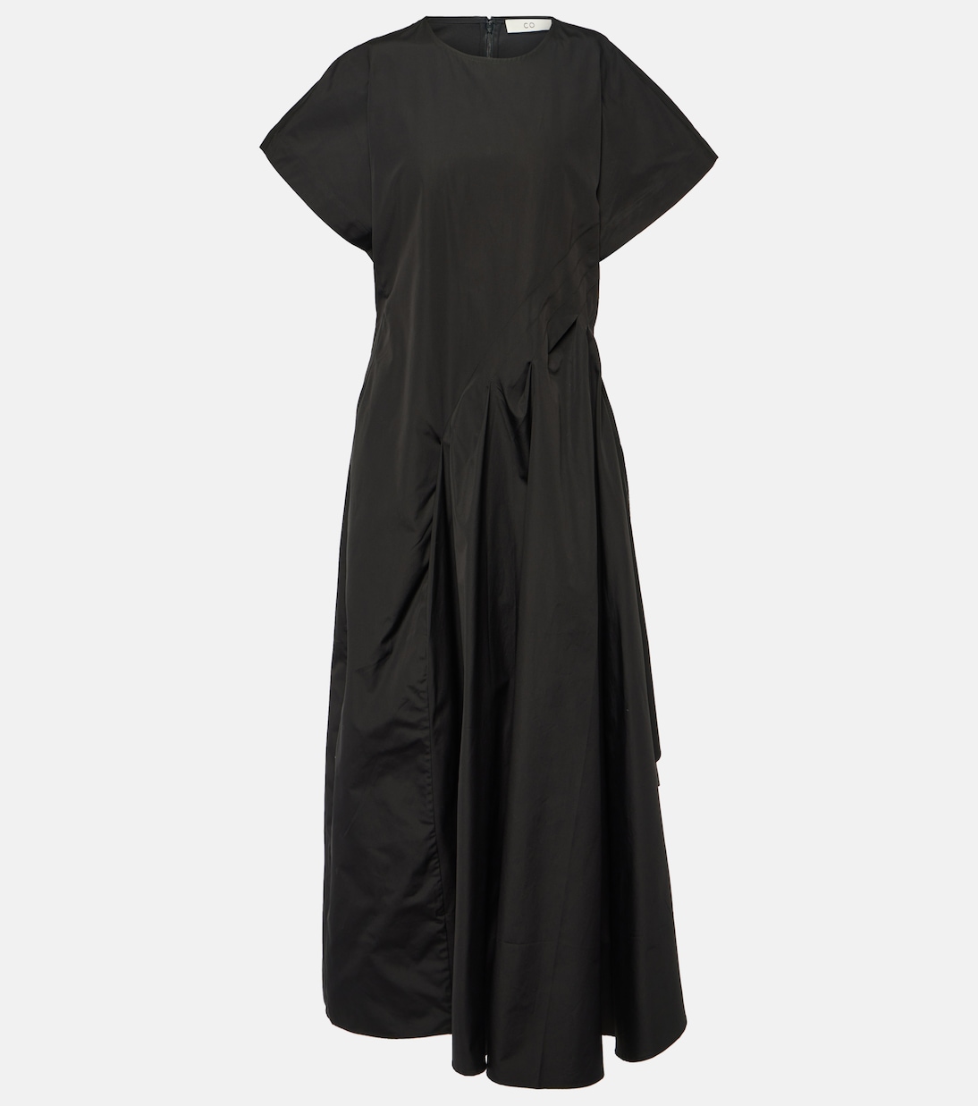 Cotton poplin maxi dress outlet