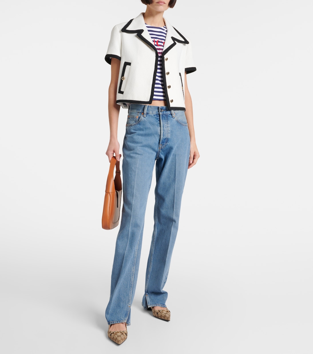 Borsa a spalla Gucci Jackie Small in pelle | Gucci