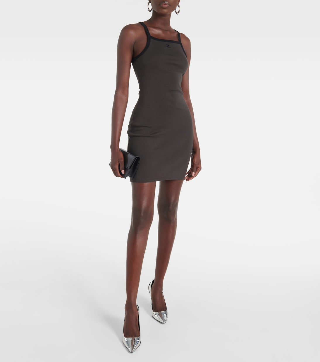 Vestido corto de algodón | Courrèges