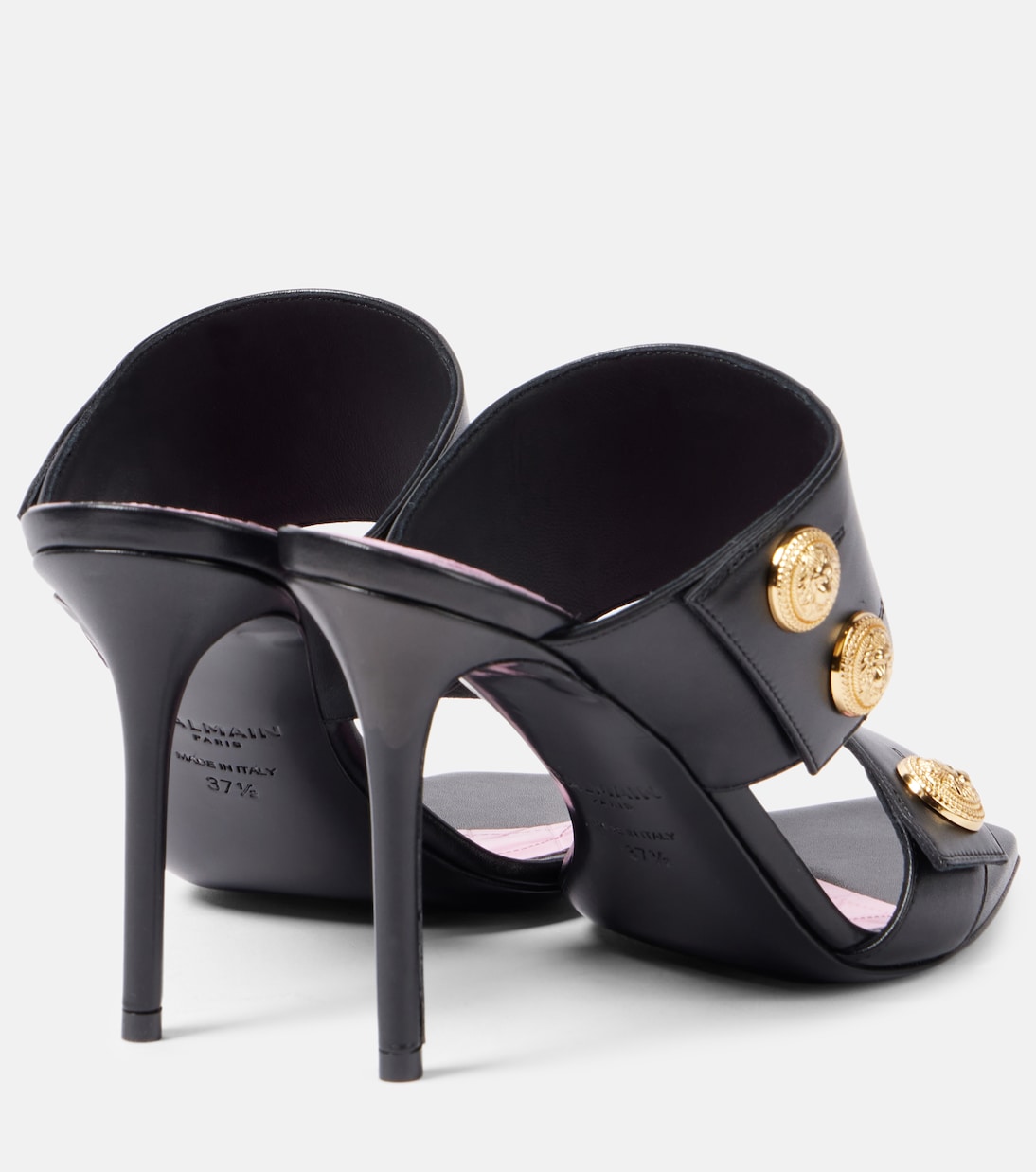 Mules Eva 95 en cuir | Balmain