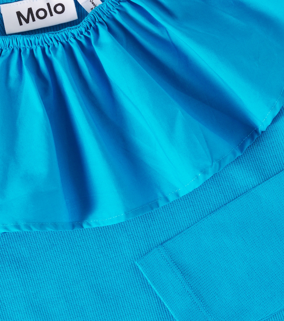 Top Renate in misto cotone con volant | Molo