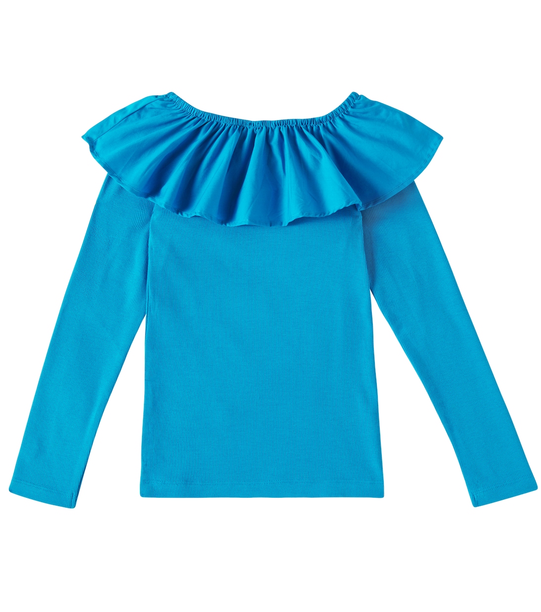 Top Renate in misto cotone con volant | Molo