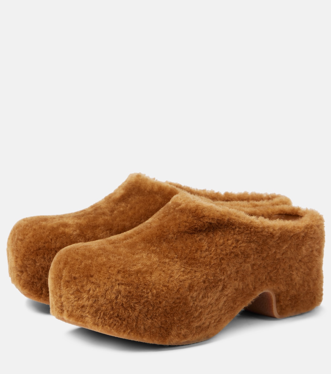 Faux fur clogs | Dries Van Noten