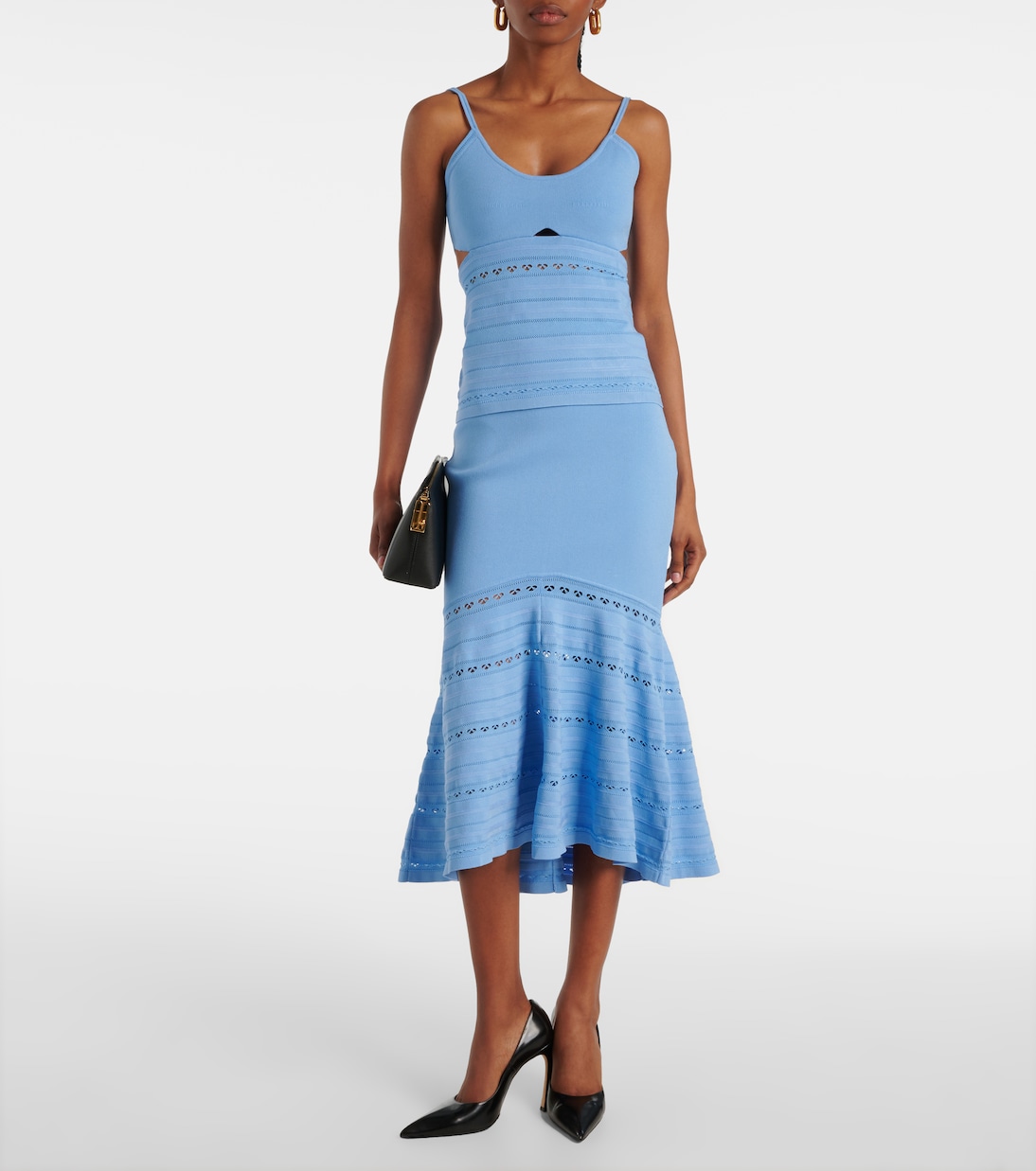 Falda midi de punto | Victoria Beckham