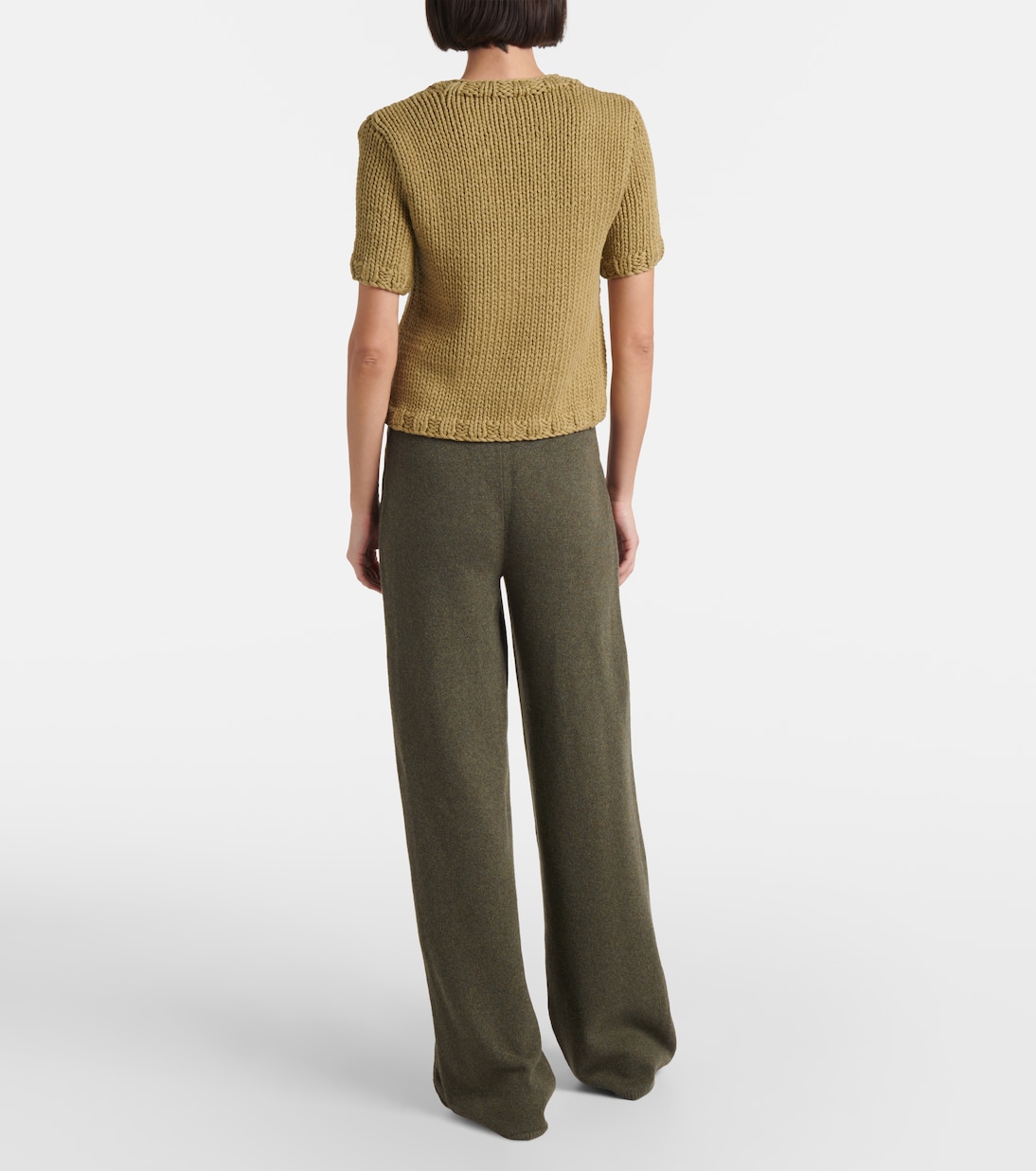 Top in maglia di misto cotone a coste | CO