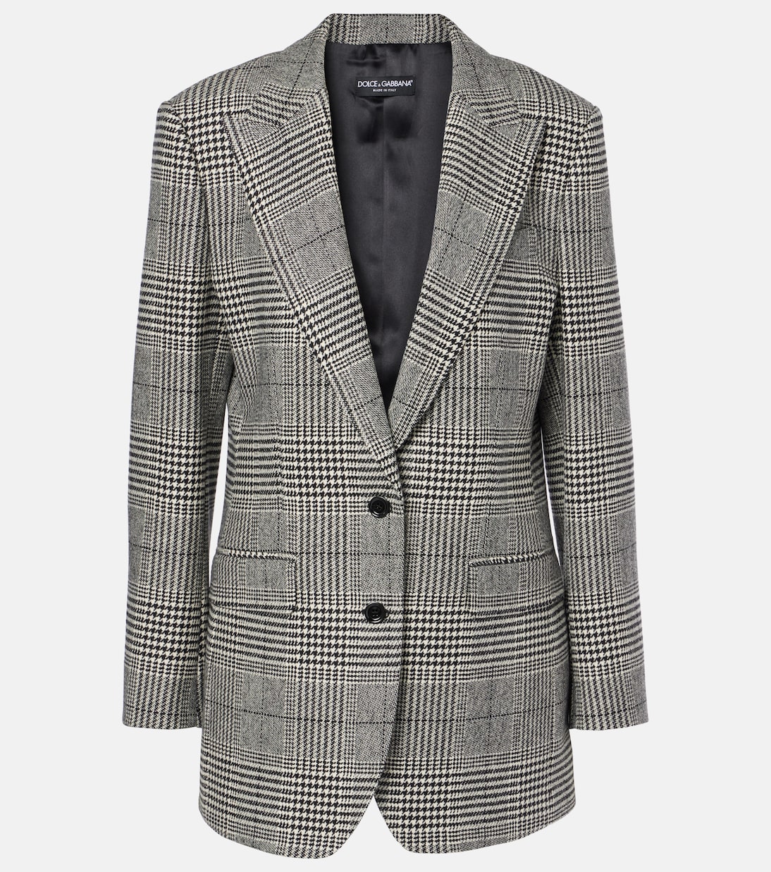 Prince of Wales check wool-blend blazer | Dolce&Gabbana