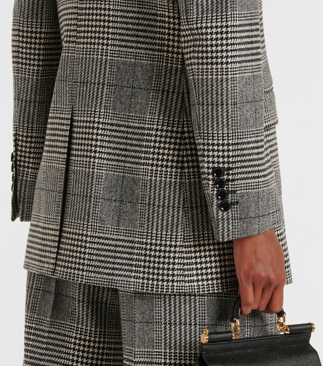 Prince of Wales check wool-blend blazer | Dolce&Gabbana