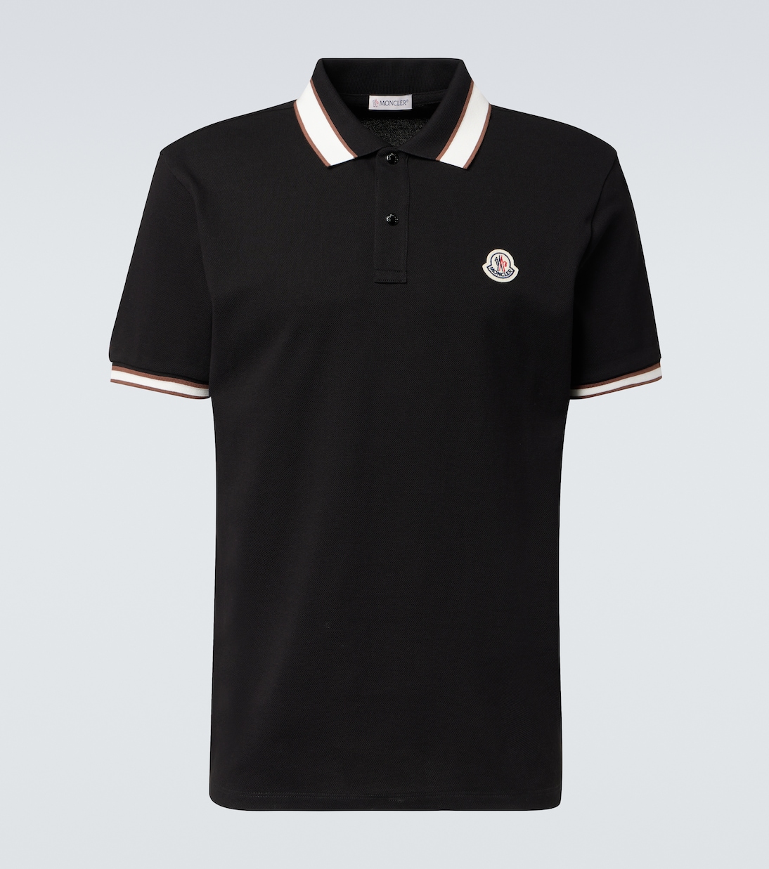 Polo en coton à logo | Moncler