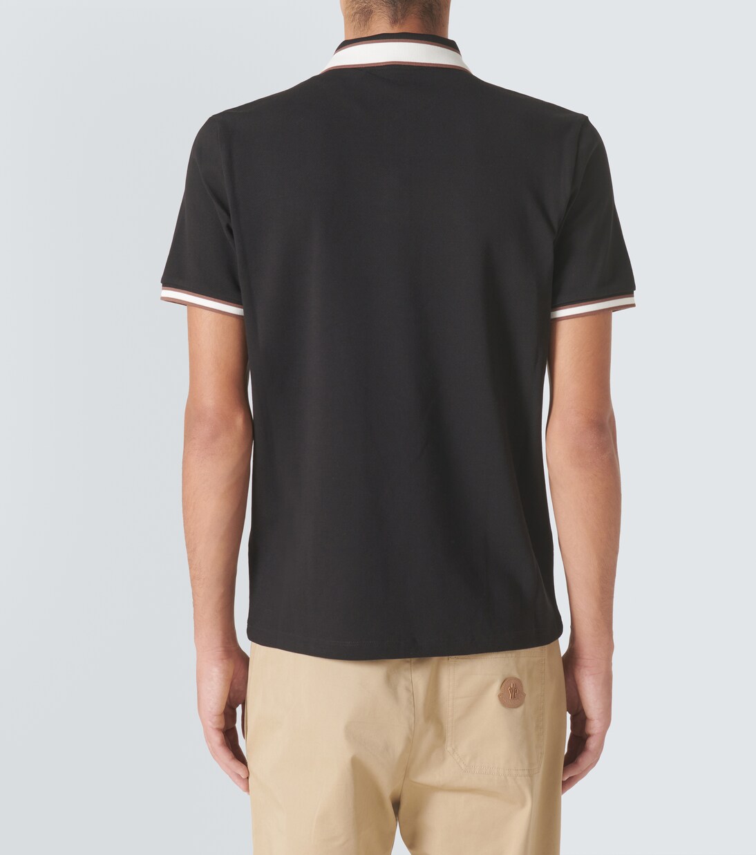 Polo en coton à logo | Moncler
