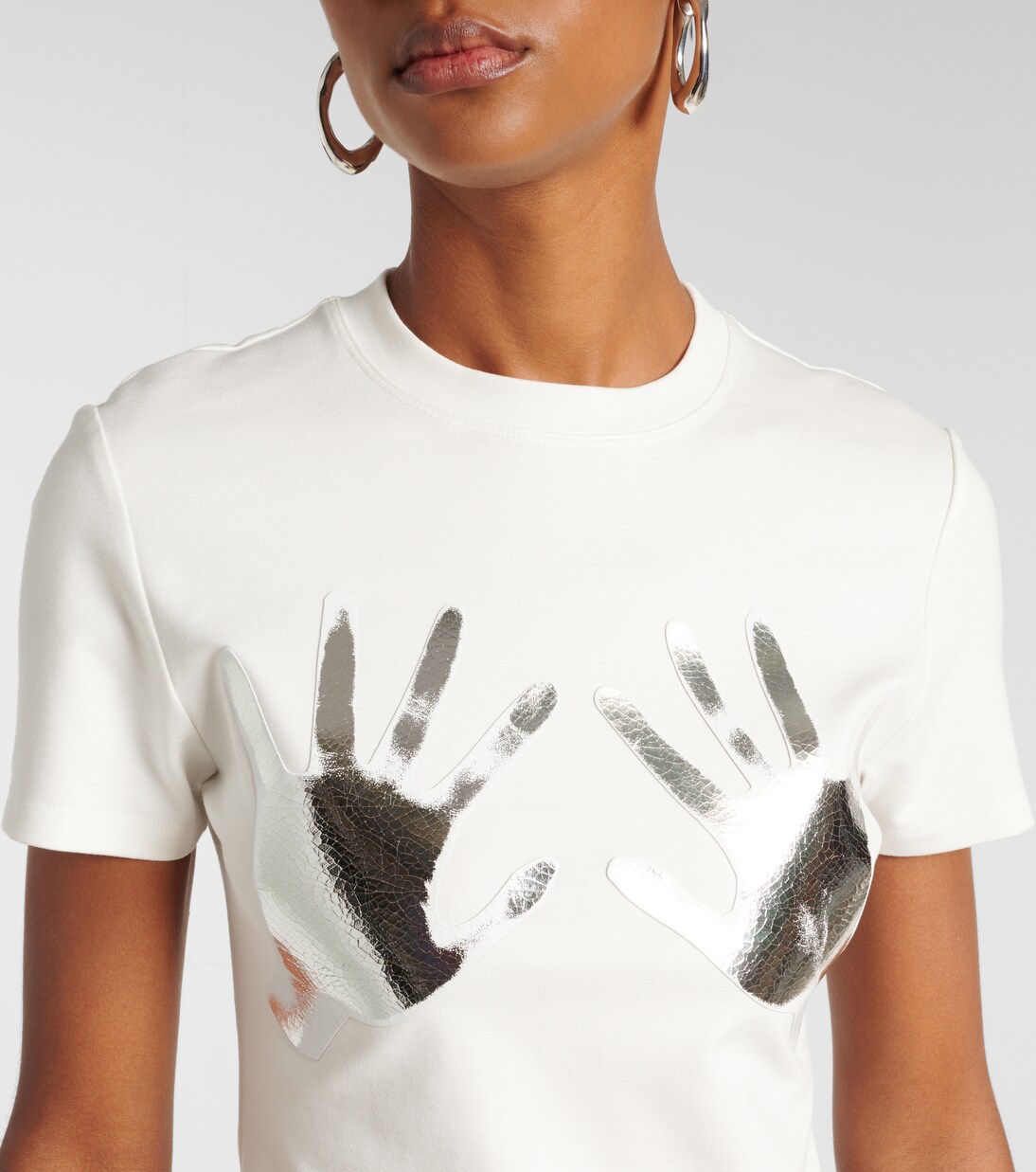 Patch-appliqué jersey T-shirt | Area