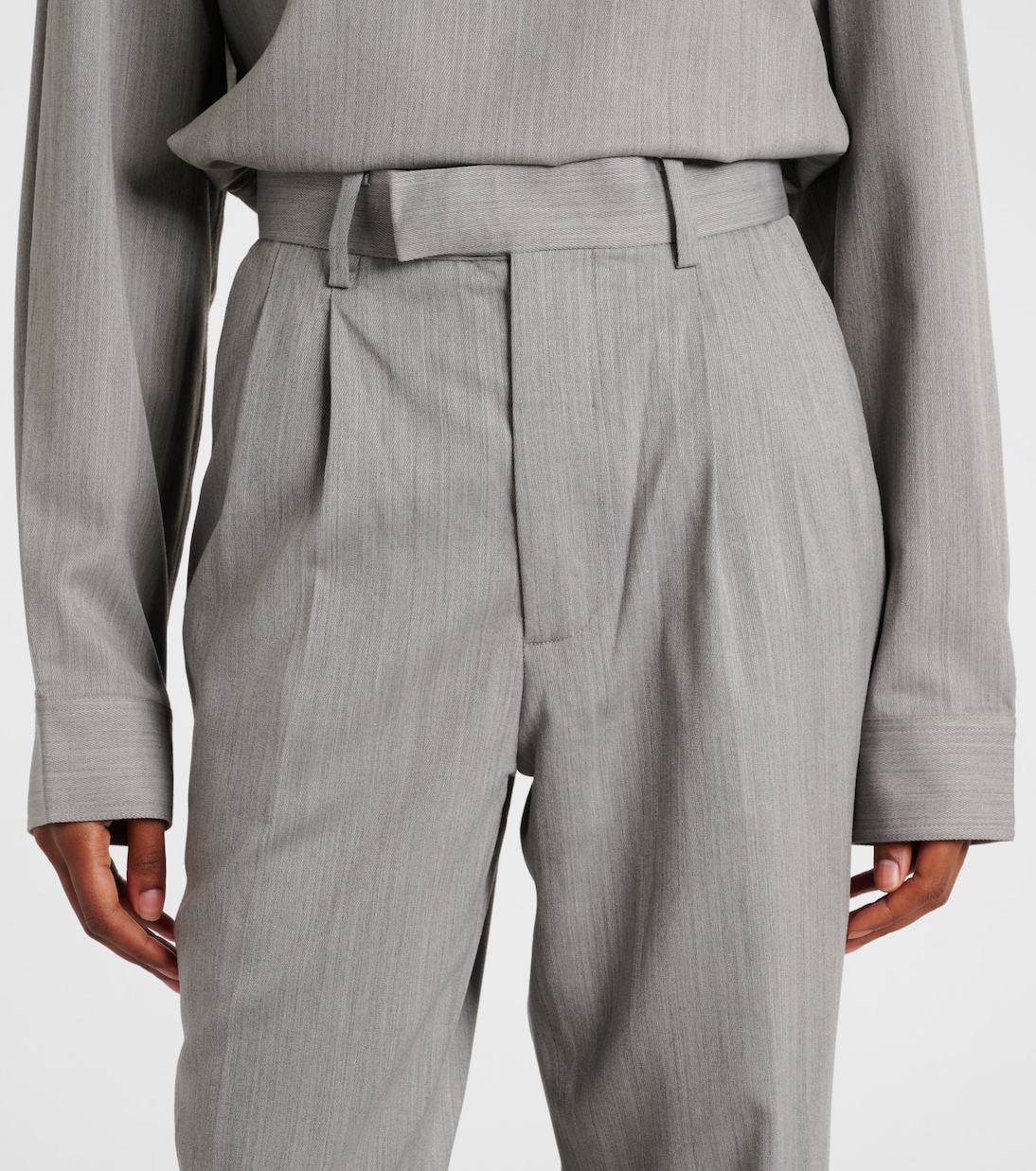 Gerade Hose aus Wolle | Jacques Wei