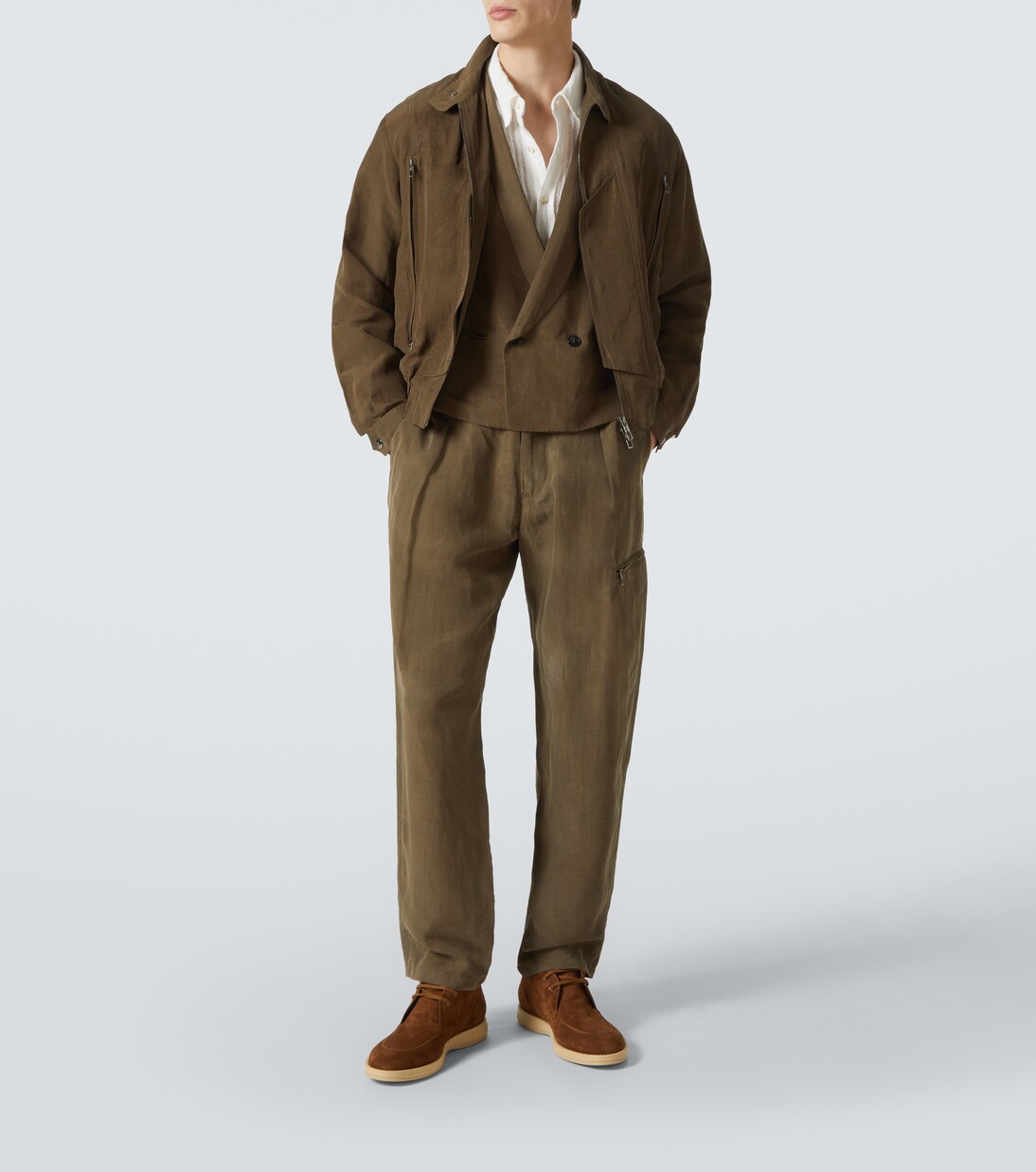 Weste aus einem Leinengemisch | Giorgio Armani