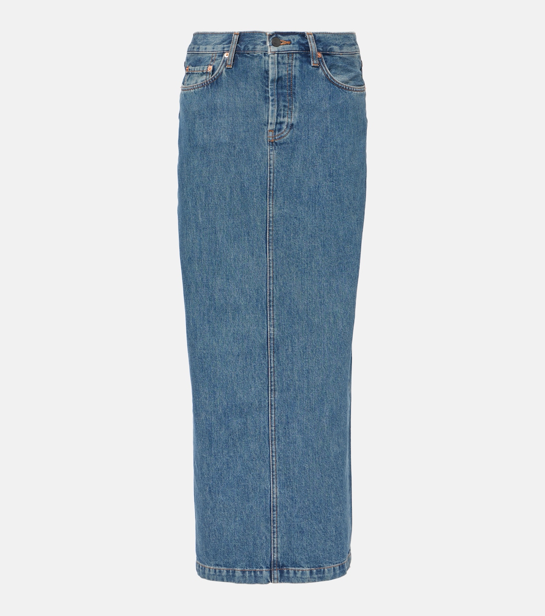 Jupe longue en jean | Wardrobe.NYC