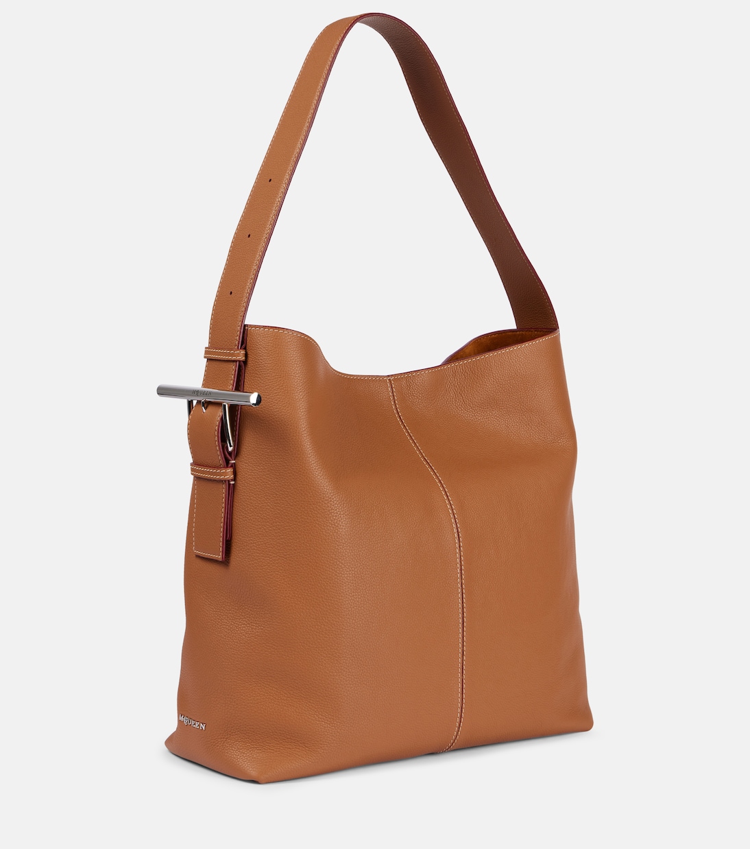 Sac McQueen T-Bar Sling en cuir | McQueen