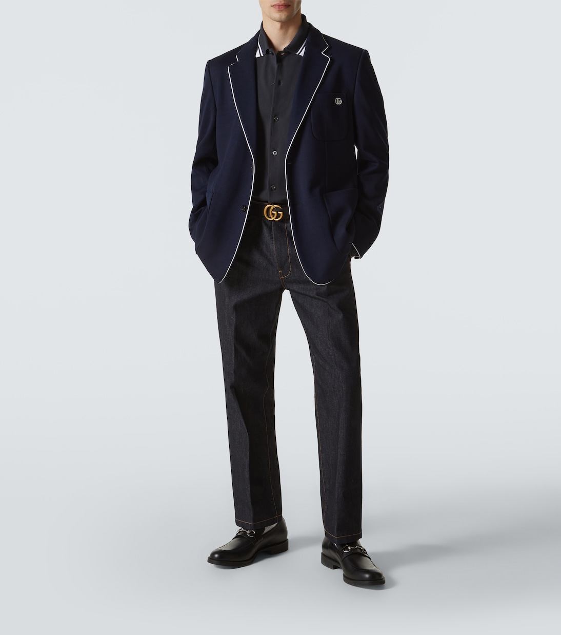 Giacca Double G in jersey di cotone | Gucci