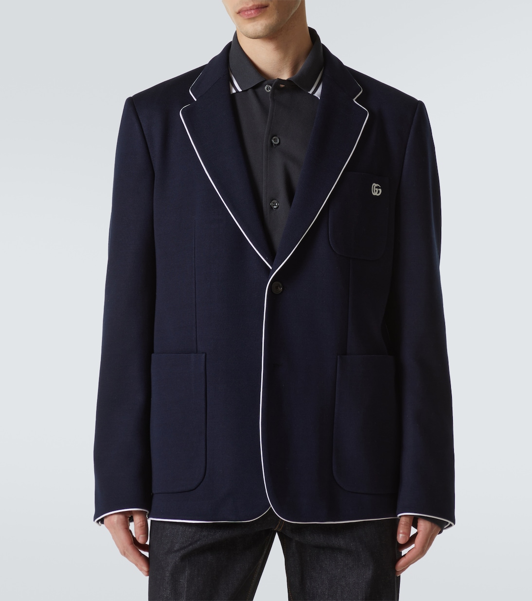 Giacca Double G in jersey di cotone | Gucci