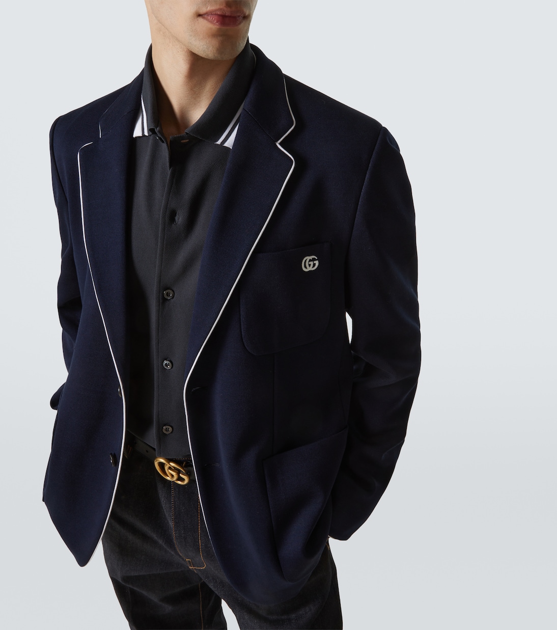 Giacca Double G in jersey di cotone | Gucci